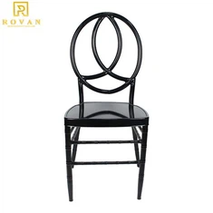 שחור מתכת פיניקס כיסא חתונה